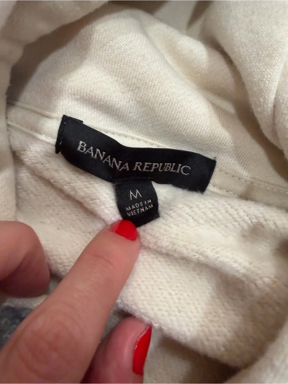 Banana Republic cream pullover